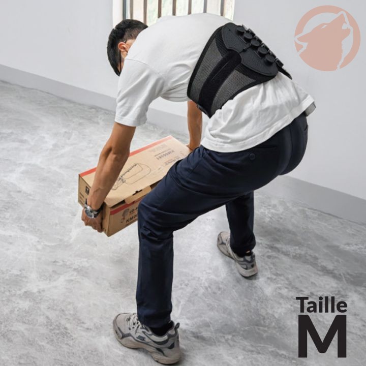 Ceinture lombaire - maintien dorsal ajustable - taille M - KERWOOD