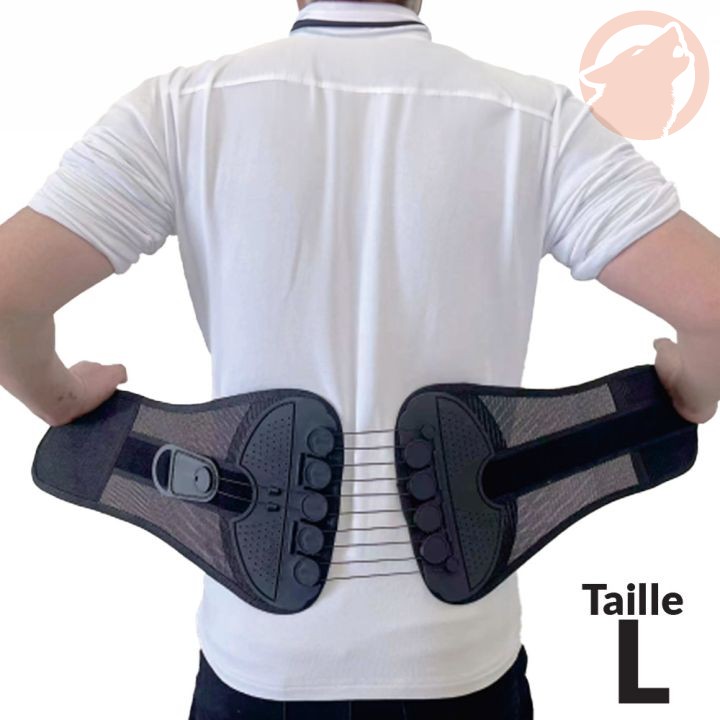 Ceinture lombaire - maintien dorsal ajustable - taille L - KERWOOD