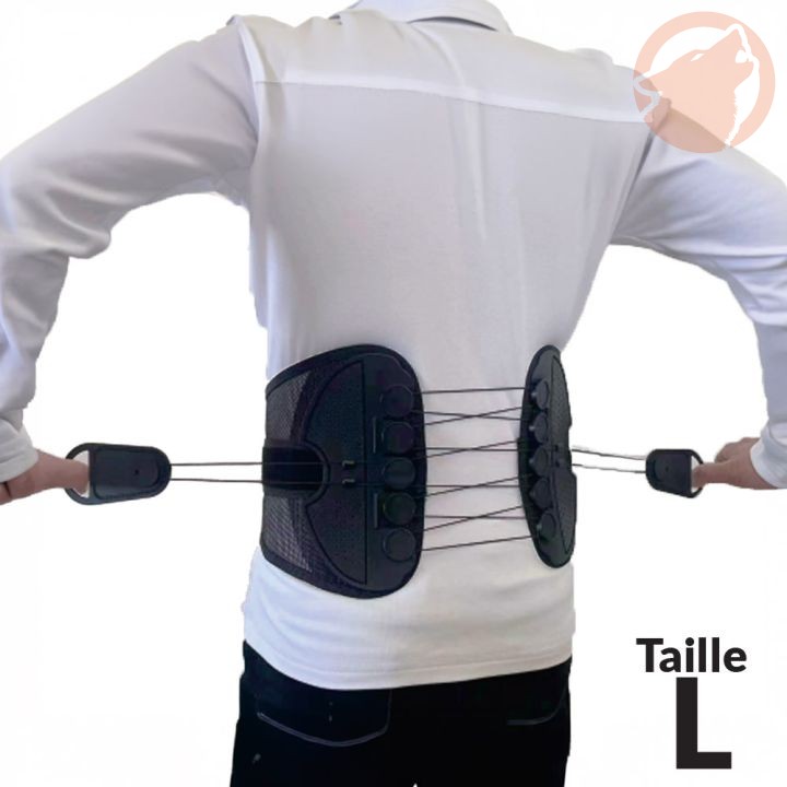 Ceinture lombaire - maintien dorsal ajustable - taille L - KERWOOD