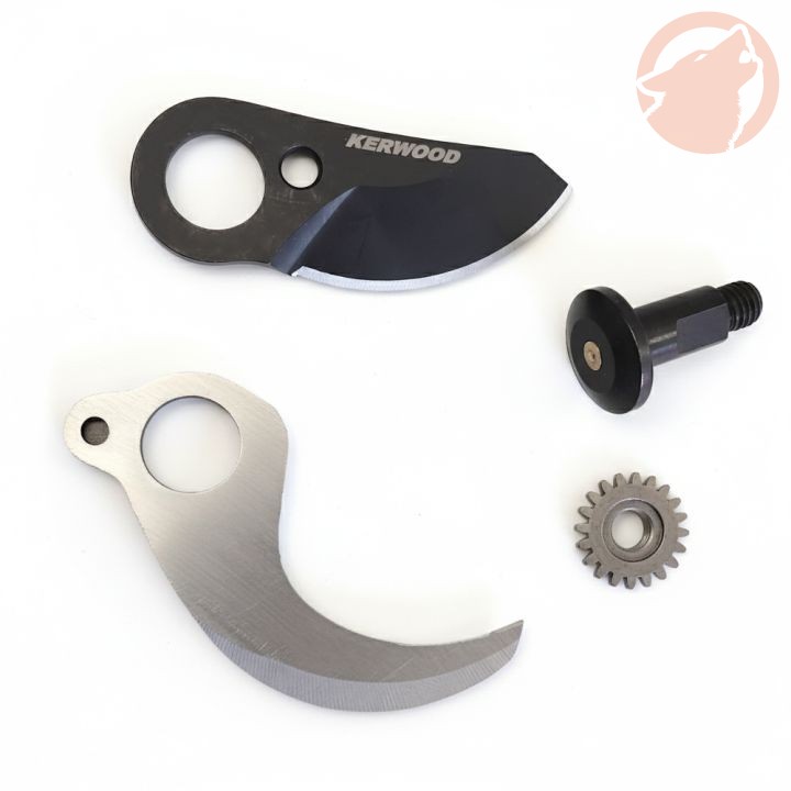 Kit 2 lames + vis - Pièce détachée sécateur - KERWOOD