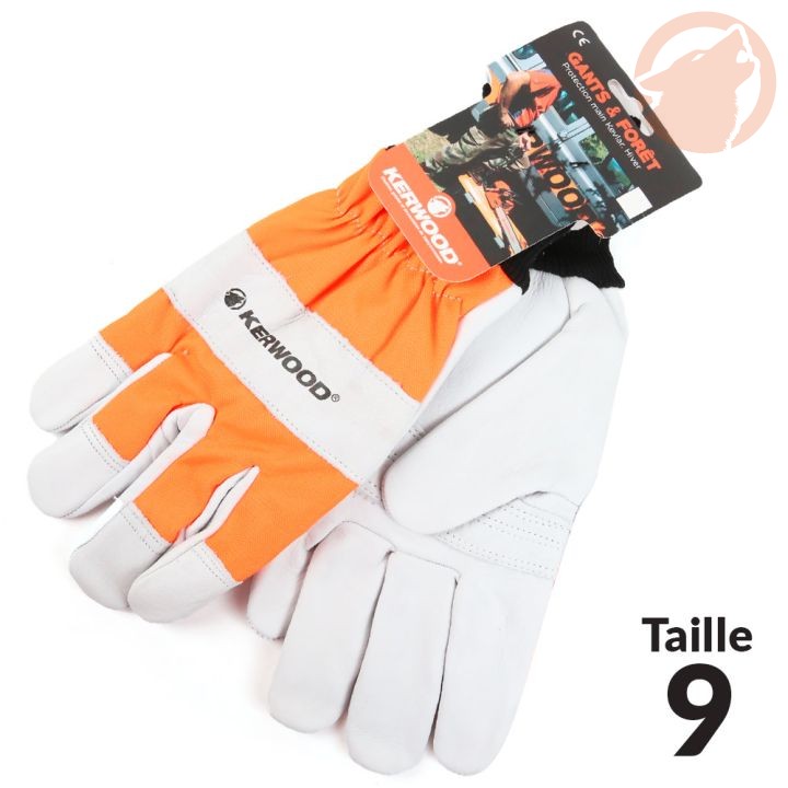 Gants forestier protection main gauche taille M/9 - KERWOOD