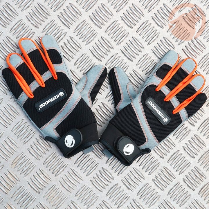 Gants pour travaux bois et jardin, Gris, Taille L / 10 - KERWOOD
