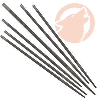 6 limes d'affûtage pour chaîne de tronçonneuse 5,5 mm - KERWOOD